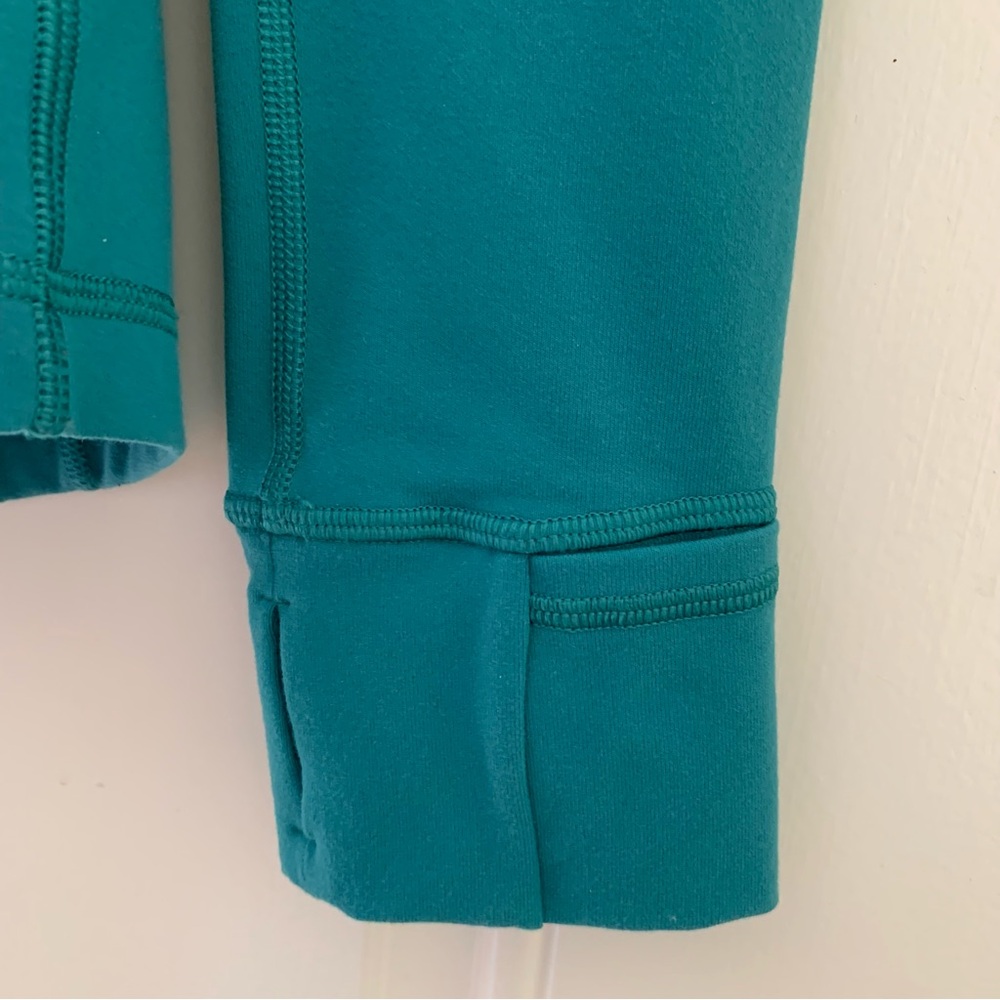 Lululemon Define Jacket Luon Teal Lagoon Size 8 Full Zip - Picture 8 of 11